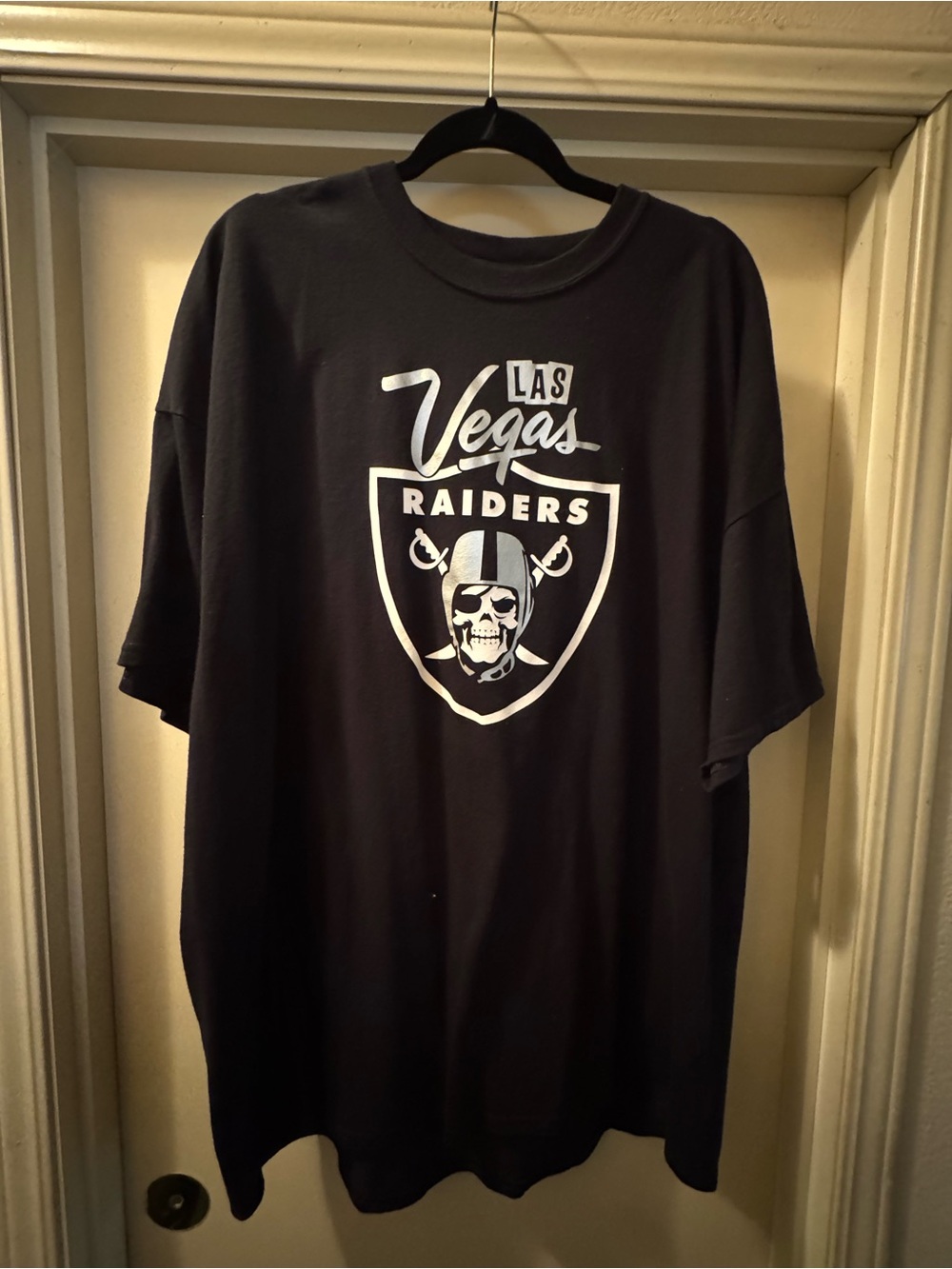 FOCO Raiders Black Short-Sleeve Tee